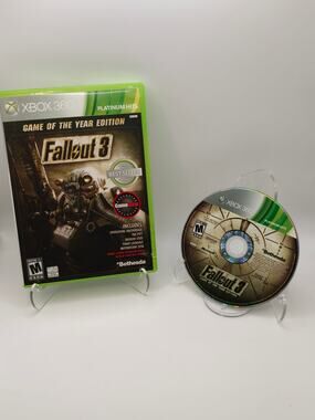 Fallout 3 GOTY Disc 2 only Xbox 360 Case Damage